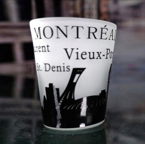 Famous Old Montreal Scene Shot Glass
