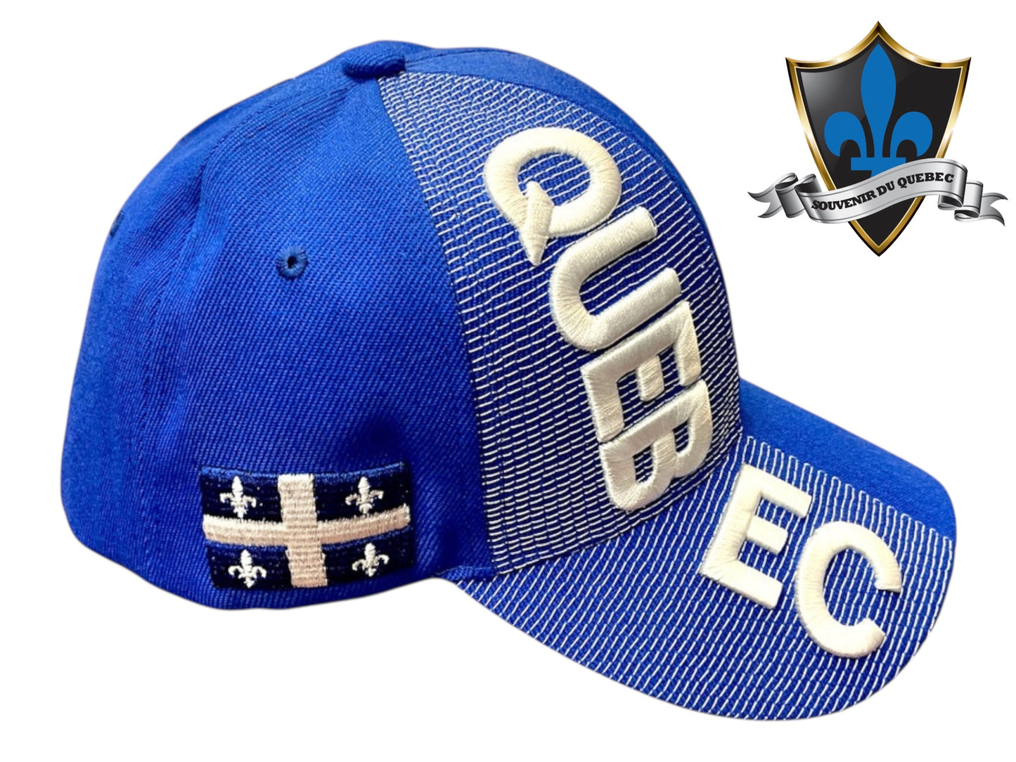 Quebec fleur de lyse hat.