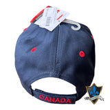 Casquette en feuille d'érable avec inscription de Montréal.
