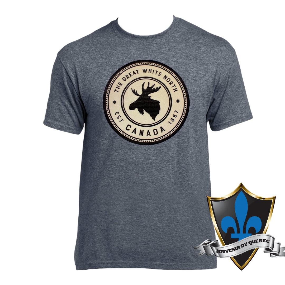 Adult Montreal Moose patch t.shirt