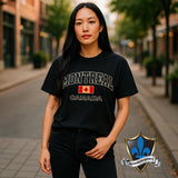 T-shirt pour adulte avec inscription Montréal