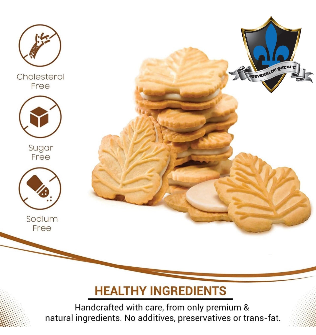 Biscuits canadiens au sirop d'érable 69G.