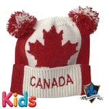 Bonnet d'hiver canadien doux et chaud pour enfants