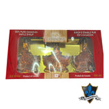 3 bouteilles de sirop d'érable canadien de 50 ml en forme de feuille d'érable