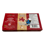 3 bouteilles de sirop d'érable canadien de 50 ml en forme de feuille d'érable