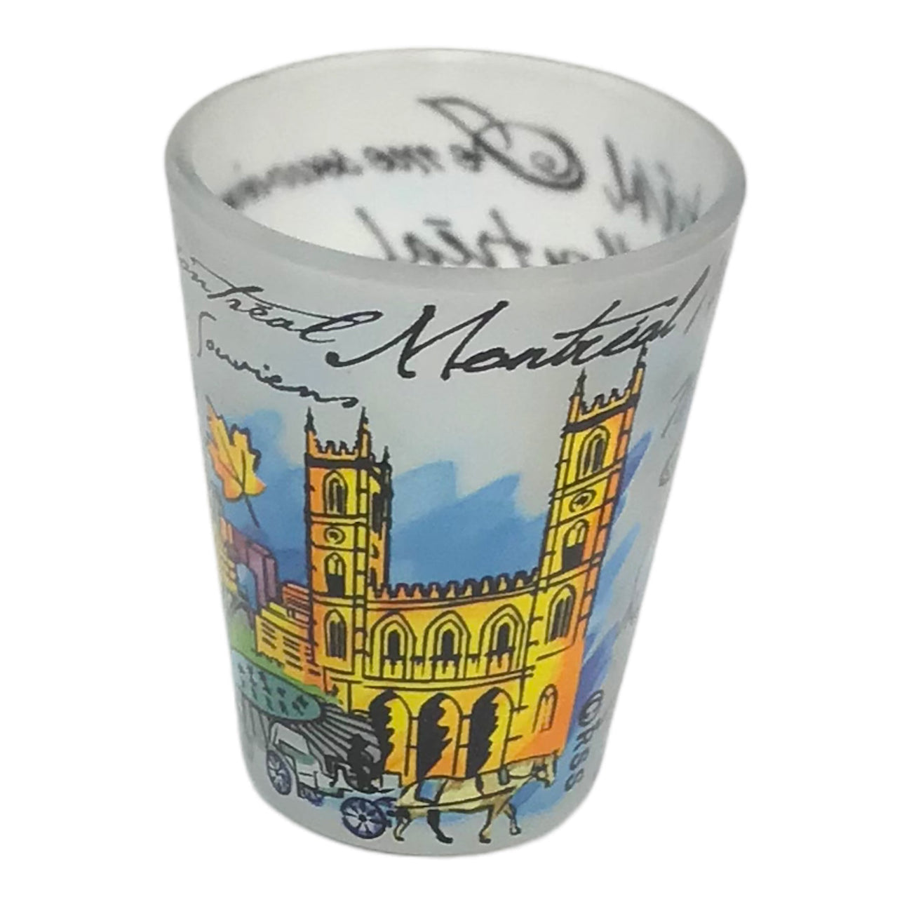 Montreal church Shot glass