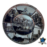 Assiette vintage Montréal Canada 6'.