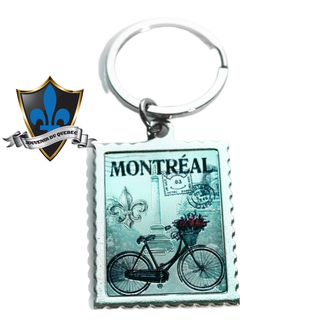 Old Montreal bike Key Ring – Souvenir Du Quebec