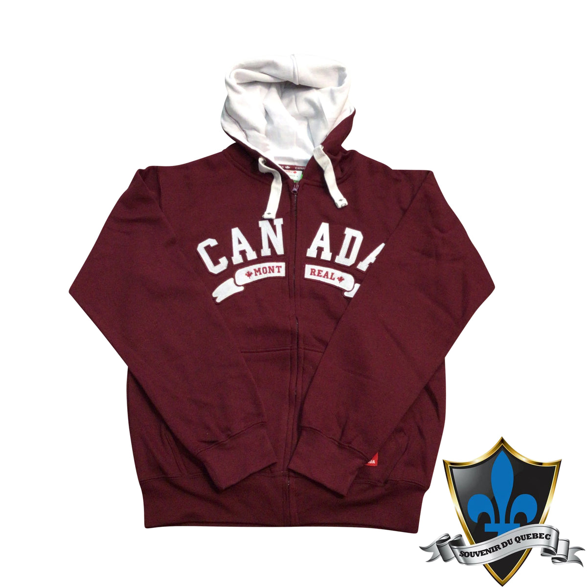 Canada SOUVENIR burgundy HOODIE SWEATSHIRT – Souvenir