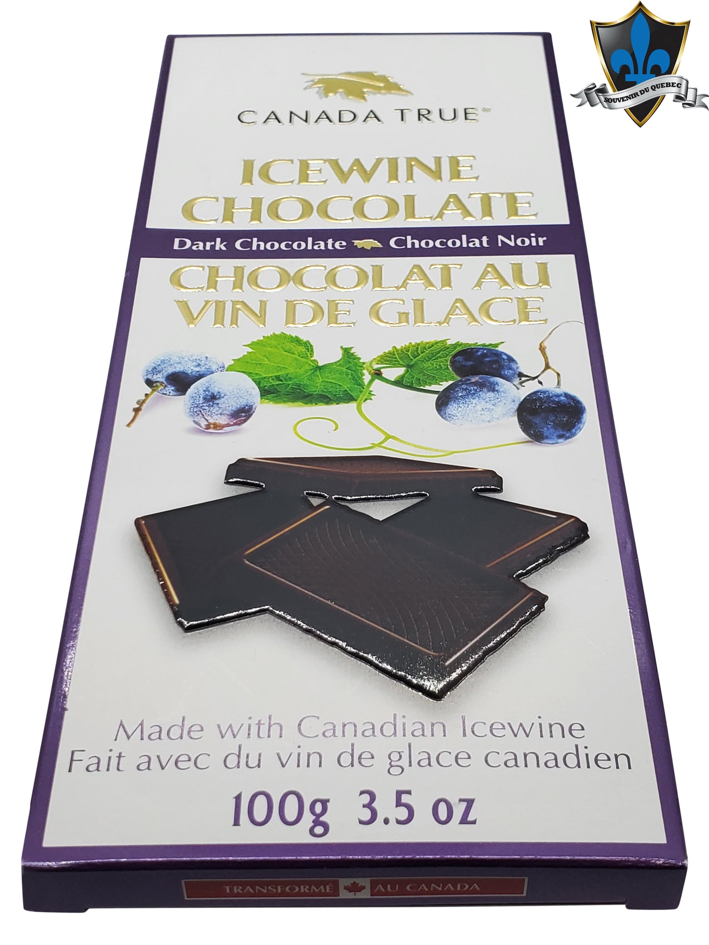 Souvenir du Quebec Maple ice wine Chocolate C 100gr - Souvenir Du Quebec, Maple Syrup, Souvenirs, Montreal