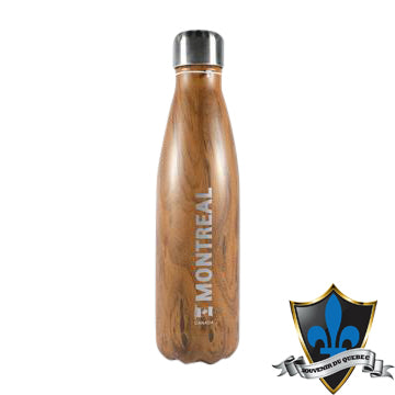 LARGE Vertical Montreal THERMOS Bottle - Souvenir Du Quebec, Maple Syrup, Souvenirs, Montreal
