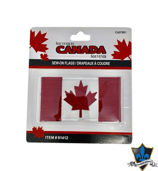 Canada Flag Iron on Patch - Souvenir Du Quebec, Maple Syrup, Souvenirs, Montreal