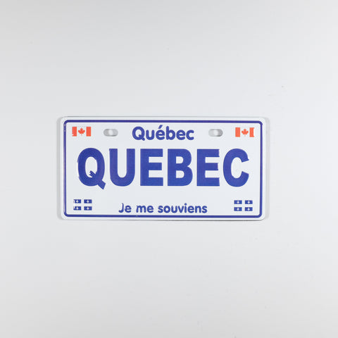 Quebec Small License Plate Magnet - Souvenir Du Quebec, Maple Syrup, Souvenirs, Montreal
