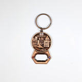 Copper Montreal Skyline Keychain bottle opener - Souvenir Du Quebec, Maple Syrup, Souvenirs, Montreal