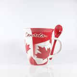 Souvenir du Quebec Canadianflag  Mug with Spoon - Souvenir Du Quebec, Maple Syrup, Souvenirs, Montreal