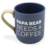 Tasse en céramique aspect marbre Papa Bear.