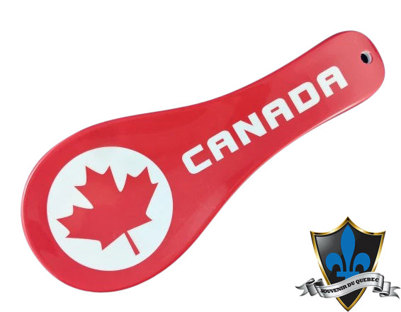 Canada Maple leaf with Canada red Spoon Rest - Souvenir Du Quebec, Maple Syrup, Souvenirs, Montreal