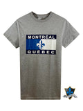 Adult Souvenir T shirt  Montreal Quebec flag - Souvenir Du Quebec, Maple Syrup, Souvenirs, Montreal