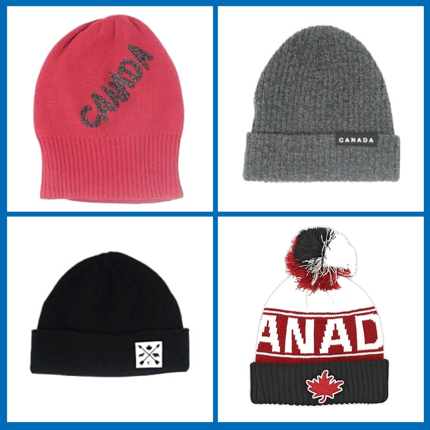 Winter beanies from Montreal, Canada