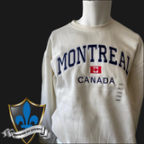 MONTREAL embroidery Crewneck Sweatshirt.