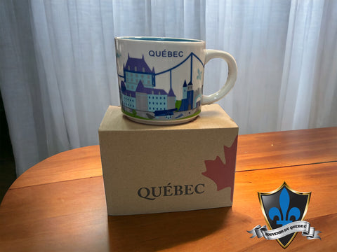 Quebec colurfull scene  mug.