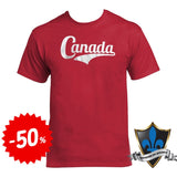 Adult canada patch red  Souvenir T shirt.