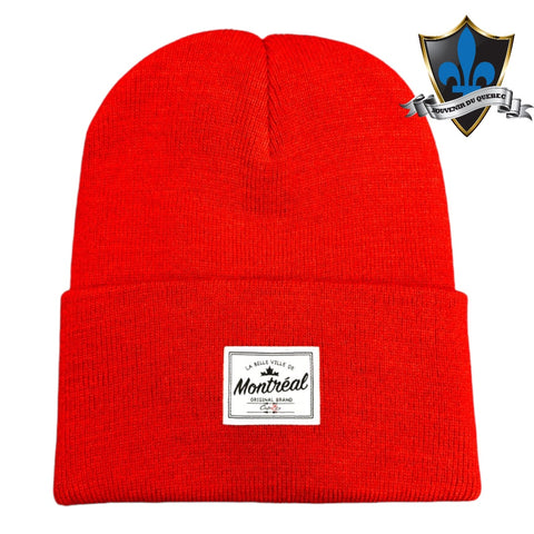 Bonnet d'hiver chaud Montreal Sport rouge 