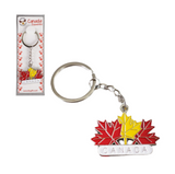 Canada maple leaf key chain