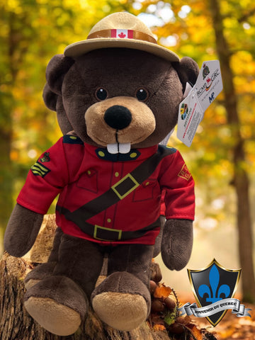 RCMP Stuffed Animal plush  Beaver 11 inch