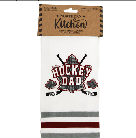 Hockey Dad Tea towel.