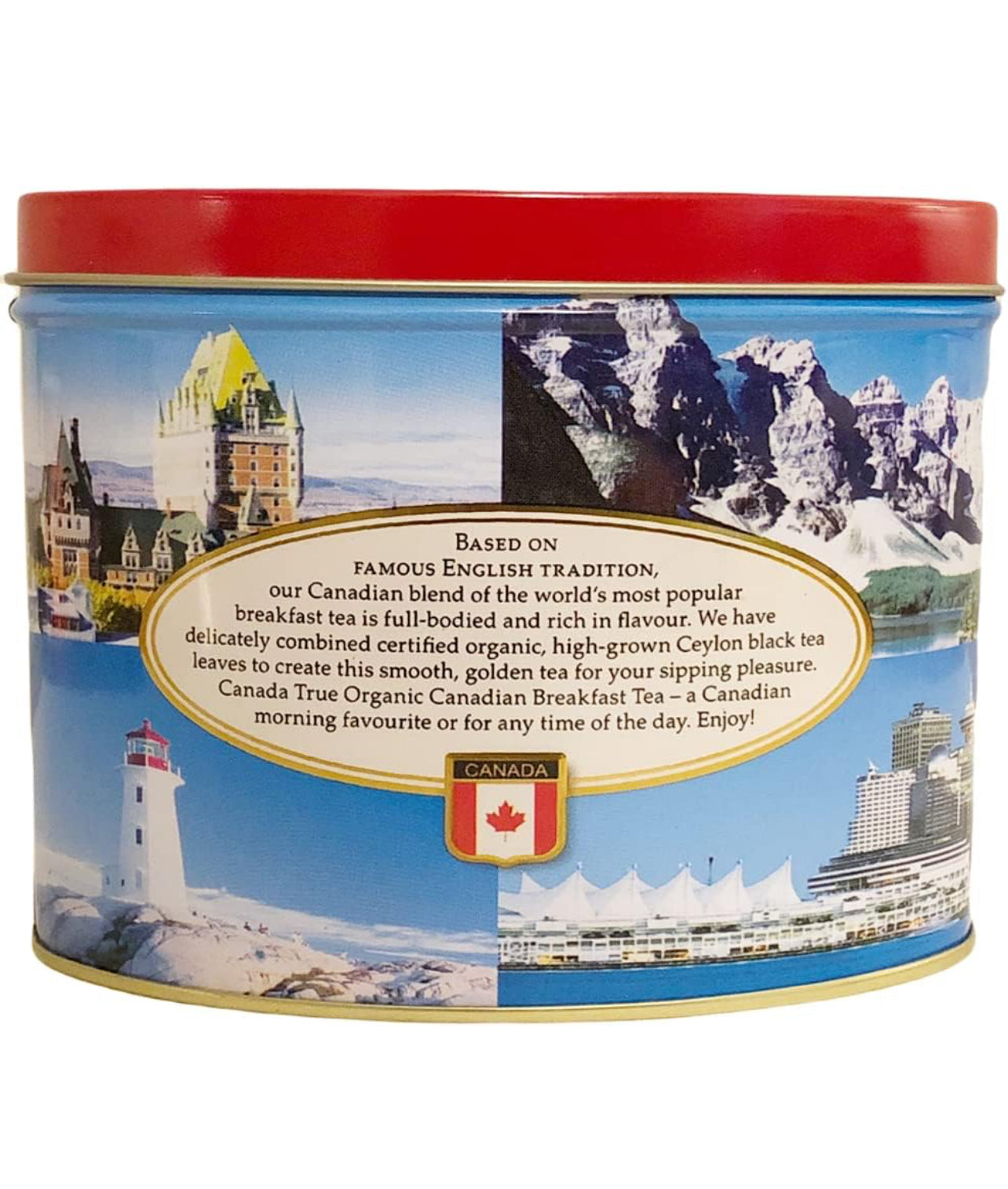 Thé biologique canadien pour le petit déjeuner -25Sacs de thé.