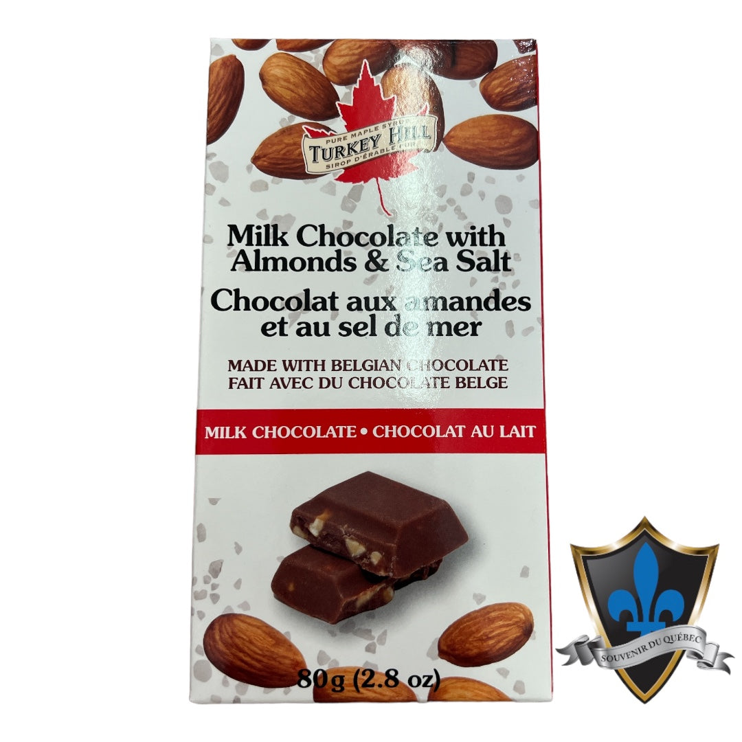 Maple Chocolate with almonds and sea salt 100gr – Souvenir Du Quebec