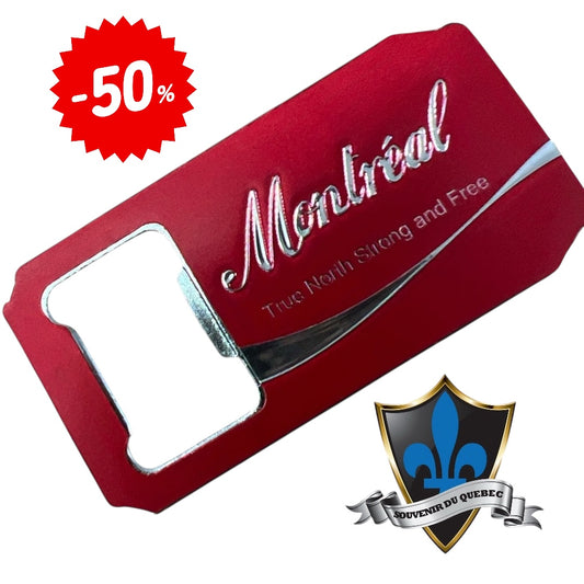 Montreal bottle opener Magnet.