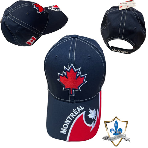 Montreal Canada Maple Leaf Baseball Hat