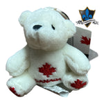 Bear keychain with Maple Leaf