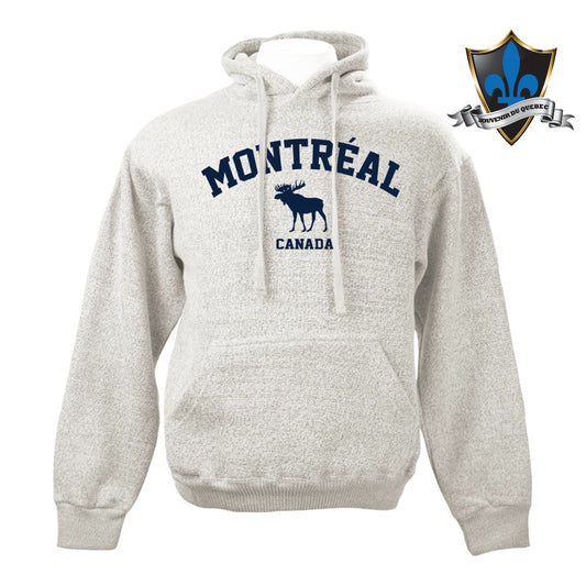 MONTREAL EMB W/MOOSE APPLIQUE ON NANTUCKET HOODIE