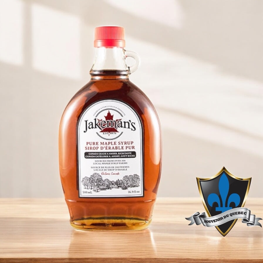 500ml of Canadian Amber grade A Maple syrup.