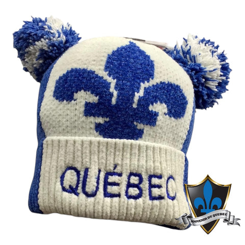 Tuque d'hiver québécoise douce et chaude pour enfants 