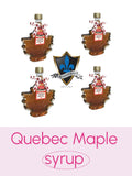 10 maple Shaped Bottles of 50ml Maple syrup.