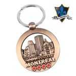 (Copy) Copper Montreal Skyline Keychain.