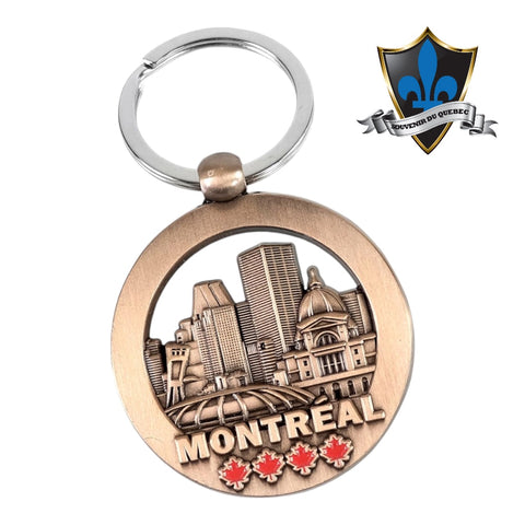 (Copy) Copper Montreal Skyline Keychain.