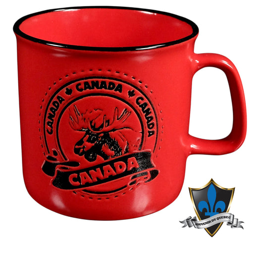 Tasse canadienne de Montréal à l'ancienne.