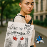 Montreal scene reusable bag.