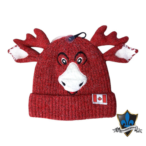 Soft and warm Winter Moose Beanie for kids/Youth.