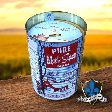 Maple Syrup Travel Candle 540g.