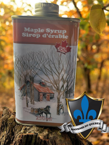 Sirop d'érable classique du Québec en conserve - 250 ml.