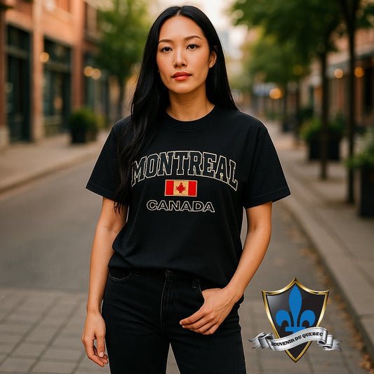 Adult Montreal Script T.shirt