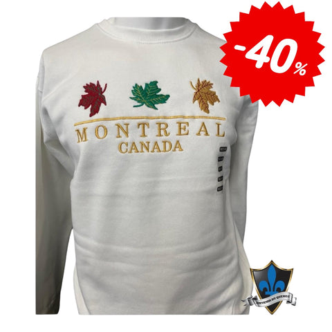 MONTREAL embroidery Crewneck Sweatshirt