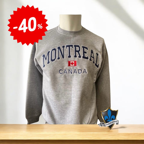 MONTREAL embroidery Sweatshirt.