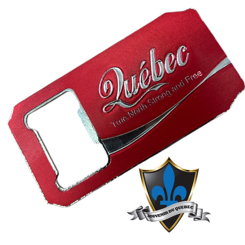 Quebec bottle opener Magnet.